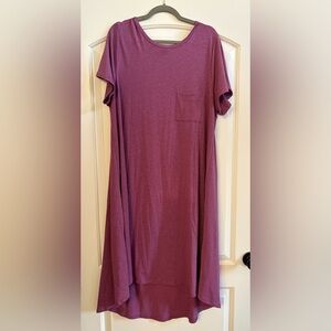 LuLaRoe Purple T-Shirt Dress